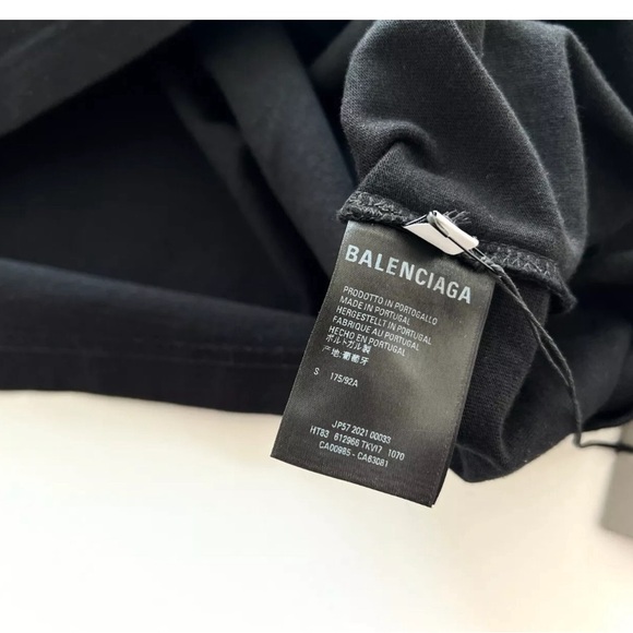 Balenciaga BB Pixel Logo Tee - Picture 7 of 11